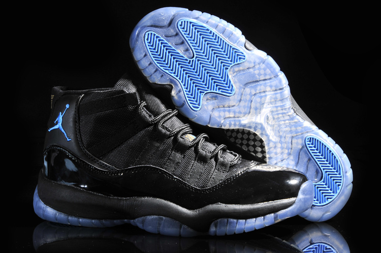 Air Jordan 11 Mens Shoes Aa Black/Blue Online